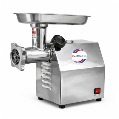 Imagem de Moedor De Carne 1cv Elétrico Boca 10 Inox Profissional BJA